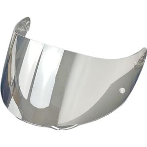 Motorhelm vizier lens, Helmvizier, K1 Motorhelmschild for K1 K1S K3SV K5 K5S Vervangend Helmvizier for K5 (Goud)(Revo Clear Silver)