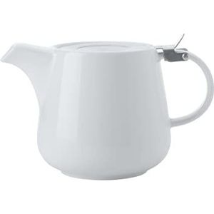 Maxwell & Williams AY0350 ronde theepot van porselein, wit, 1200 ml