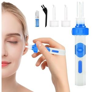 Pavlleen - Oorsmeerverwijderaar - Elektrisch - Draagbare Oorspoelset - Met 2 Wasbare Reservekoppen