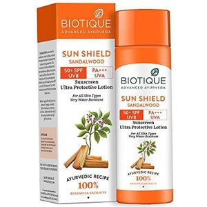 Biotique Sandelhout Face and Body Sun Lotion SPF 50 UVA/UVB Sunscreen