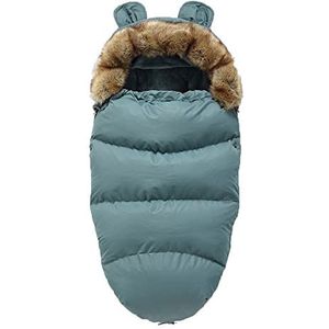 Winter Baby Wandelwagen Slaapzak Leuke Oor Slaapzak voor Baby Warm Dikke Plus Fluwelen Voetenzak Pasgeboren Rolstoelenveloppen (Kleur: J)