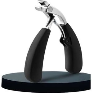 Don't Bend to Cut Teennagel Roestvrij Staal Elleboog Nail Clippers met Grote Opening Nail Clippers Set Nail Cutter Pedicure Tools (Bend tang)