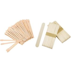 150 Pcs Wax Sticks Assortiment Salon Spa Eenmalig Gebruik Hout Waxen Applicators Diverse Kit Spatel Vervanging Accessoires