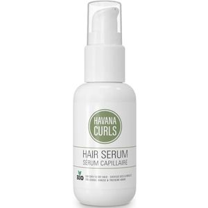 Bio-haarolie HAVANA CURLS Hair Serum 50ml, biologisch gecertificeerde natuurcosmetica voor krullend, kroes en droog haar, COSMOS Organic