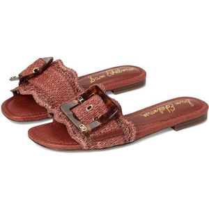 Sam Edelman Women's Bambi Flat Sandal, Warm Sienna, 7.5