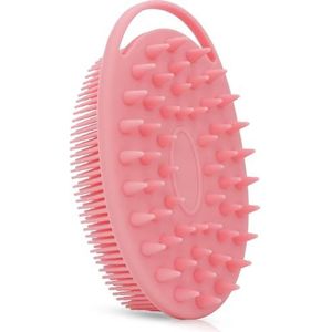 Upgrade 2-in-1 bad en shampoo borstel, siliconen body scrub