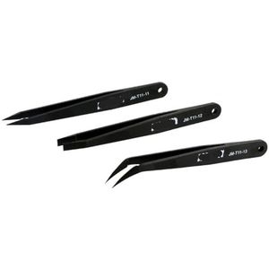 3 stuks/set pincetten met hoge buigprecisie pincetten onderhoud elektronische reparatiegereedschappen