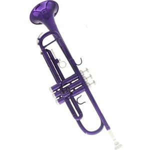 Trompet Paarse B-trompet koperen buis student beginner professioneel spelende koperblazer trompet