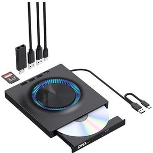 Draagbare Externe USB Blu-ray/DVD-brander For Desktop/laptop Met USB3.0-uitbreidingskaartontwerp Gebruiksvriendelijk