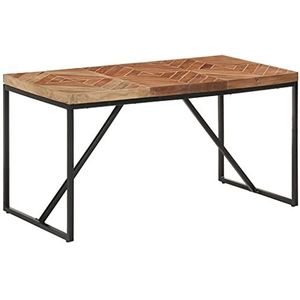 CBLDF Eettafel 140x70x76 cm Massief Acacia en Mangohout