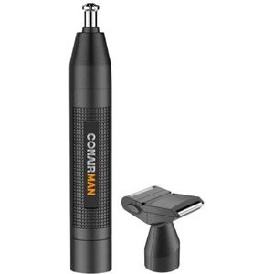 Conair Man Battery Powered Ear / Nose Trimmer; Includes Detailer and Shaver Attachment