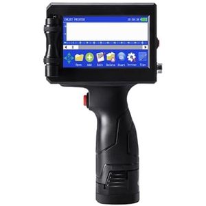 12,7 mm labelprinter Batchcode Datumnummer QR Bar Logo Vervaldatum P15 Handheld inkjetprinter 28 talen Draagbaar Breed printmateriaal(With 2 cartridges)