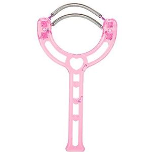 Gezichtshaarverwijderaar, effectieve epilator, draagbare gezichts-lips, ontharing, kunststof veer, beauty-tool voor vrouwen en mannen, roze