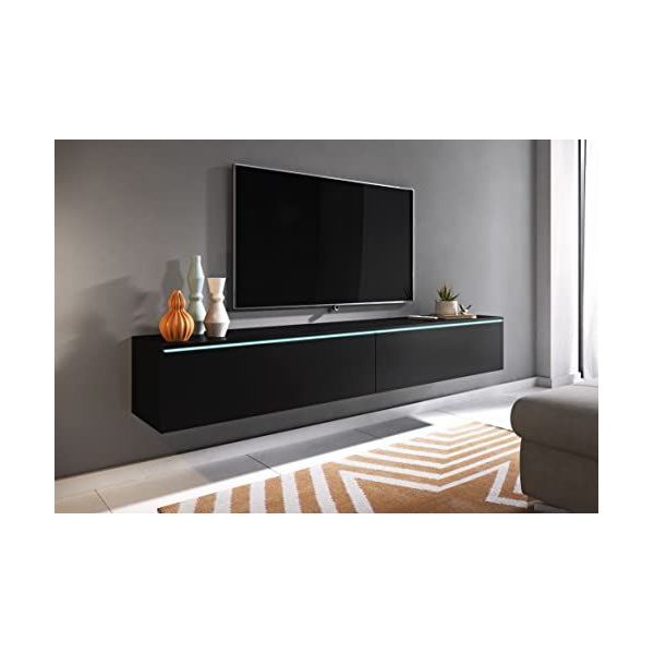 Zwarte - Met verlichting - TV-meubel kopen? | Mooi design, lage prijs |  beslist.nl