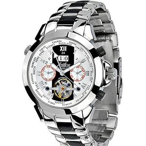Tijdloos ZL-ES-10 B automatisch herenhorloge polshorloge met uitstekende beast kleur zilver carbon horloge heren mannen mannen mannen horloge automatisch horloge