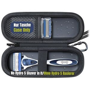 Woollo PU etui compatibel met Gillette Nat Scheerapparaat voor de intiem zone, draagbaar hard reiskoffer hoes waterdichte tas voor intieme scheerapparaten