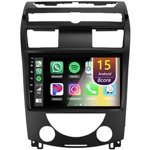 Android Radio voor SsangYong Rexton 2006-2012, 9 inch Touchscreen Autoradio met Wireless CarPlay Android Auto Bluetooth WIFI(4Core(1+32GB))