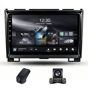 Autoradio 2Din Bluetooth met Carplay en Android Auto,geldt voor GREAT WALL Hover Haval H3 H5 2011-2016 9inch met touchscreen stereo auto ondersteunt stuurbediening Achteruitrijcamera(NF-6)