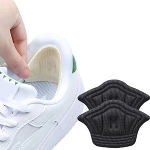 Consumerce® Hielkussens voor Schoenen – 1 Paar – Zwart – Anti Blaren Hielpads – Blarenpleisters Tape – Blarentape – Hielbeschermers – Hielkussen – Hielkussentjes – Sneakers (Zwart, One Size)