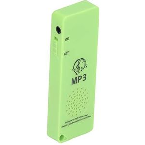 Mini MP3, Kleine Verliesloze Geluidskwaliteit ABS MP3-speler voor Studenten (Groente)