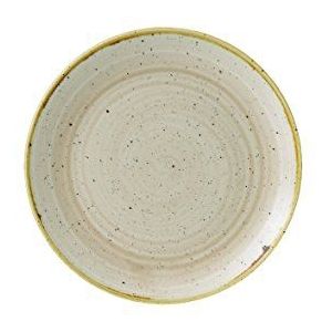 Churchill Stonecast - Coupe Plate - Diameter: Ø21,7cm, kleur naar keuze (Nutmeg Cream)
