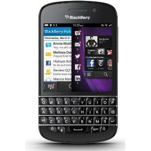 BlackBerry SQN-100-5-PRD-53241-004, model Q10, simlockvrij, QWERTY, 3,1 display, 8 MP camera, 16 GB, 2 GB RAM, zwart
