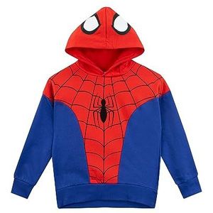 Marvel Jongens Spiderman Hoodie | Spiderman Verkleed Hoodies voor Jongens | Spiderman Kleding voor Kinderen Rood 128