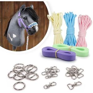 Hobby Horse halster knutselen met set in pastelkleuren (zonder handleiding)