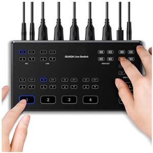 HD60 streaming videoswitcher met 4 ingann, 1080P-opname, naadloze omschakeling for multicam-videoproductie en livestreaming Naadloze Schakeling