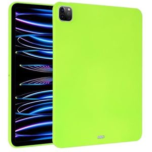 Hoes, Tablethoes compatibel met iPad 5/6/Air 1/Air 2/9.7 2017/2018 Zachte TPU slanke schokbestendige beschermhoes, slanke pasvorm, lichtgewicht Smart Cover (Color : Fluorescent Green)