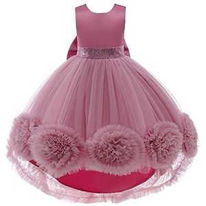 Lito Angels Bruidsmeisjes jurk voor Peuter Meisjes Poeder Roze Maat 104 Leeftijd 3-4 Jaar Markeringsnummer 110
