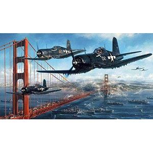 Volwassen puzzel 1000 stuk houten puzzel Golden Gate Bridge vliegtuigen slagschip voor tieners en volwassenen Zeer goed educatief spel