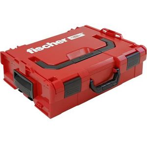 Fischer L-BOXX FLB 136 Gereedschapskoffer, stapelbare en hangende gereedschapskoffer, uitbreidbare gereedschapskist, leeg, geschikt voor Sortimo, 508137