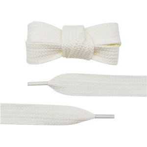 THEDAYBABY 3Pairs Verbreed Platte Enkele Laag 2Cm Dikke Polyester Brede Campus Schoenveters Voor Casual Sneaker Vrouwen Hoodie Cord Cordon, 5073-beige, 100