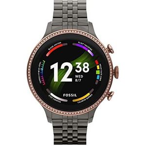 Fossil Gen 6 Smartwatch Staalgrijs Roestvrijstalen