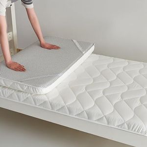 Japanse futonmatras, opvouwbare vloerligstoel bed tatami-mat, oprolbaar slaapkussen, 4 cm dik (kleur: A, maat: 90 x 200 cm)