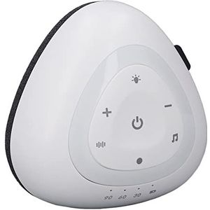 Baby Slaap Instrument Verlicht Angst Warm Licht Bespaar Ruimte Multifunctionele Zachte Muziek Witte Ruis Machine voor Thuis (Zwart)