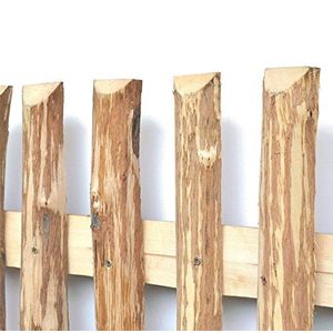 Heklatten van hazelnoot • hekplanken 7-9 cm x 90 cm voor het zelf bouwen van houten hek, lattenhek, pekethek of kastanjehek