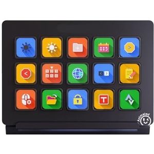 15Key Programmeerbare Ai Toetsenborden Streams Deck Voor Omroepen Douane Actie Integratie PC Workflows Optimalisatie Stream Controller Deck