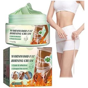 HerbsLab Alsem Lymfe Unclog Hot Cream, Natuurlijke Alsem Hot Cream, Vetverbrandende Crème, Zweetcrème voor buikvet, taille en billen (1PC)