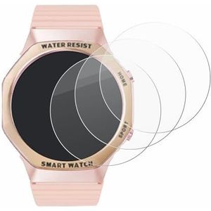 BROTECT Glas Screen Protector voor Mutoy Smartwatch 1.32"" (rond) (6 Stuks) Schermbeschermer [9H Hardheid, Beschermglas-Folie niet Gehard Glas]