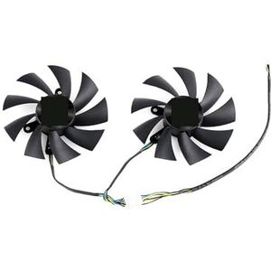 87MM GA92S2U koelventilator voor ZOTAC voor GeForce RTX 2070 2080 Super Ti AMP Edition grafische kaartkoelerventilator(Black 2-Fan)
