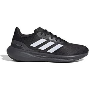 adidas Heren Runfalcon 3.0hardloopschoen, CBLACK/FTWWHT/GREFIV, 10 UK