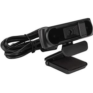 HD-computercamera, plug-and-play-webcam, zwart 1080P voor lesgeven