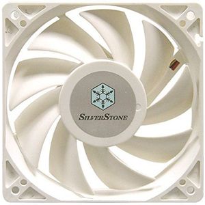 Silverstone SST-FM122 ventilatorkoeler radiator (42,2 dB, wit, 7,80 W, 0,65 A, 120 x 32 x 120 mm, 2400 omw/min)