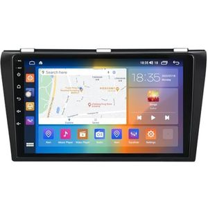 Android 14 Autoradio Stereo voor M-azda 3 (2004-2009) 9 Inch Touchcreen Multimedia Speler met Draadloze Carplay Android Auto 2 Din GPS Navigatie FM RDS Bluetooth 5G-WiFi SWC DSP,M100s
