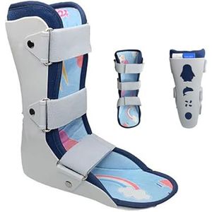 Enkel-voetorthese Nachtspalk Kinderen met voorste beschermingsplaat Wandelschoen Fractuurschoen Ondersteuningsspalk Gebroken voet Verstuikte fractuur Herstel past op linker- of rechtervoet Herstel(Lef