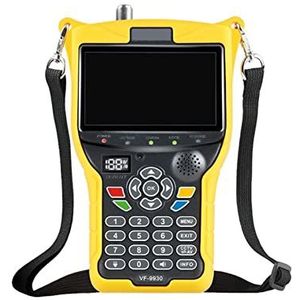 Satellietzoeker, VF 9930 DVB-S2/T2 MPEG4 DVB H.265 Satelliet TV Finder Receptoren De Tv HD Satelliet Receptor Meter Signaal Test 4.3 Inch LCD Multifunctionele Digitale Satellietmeter (Color : VF9930