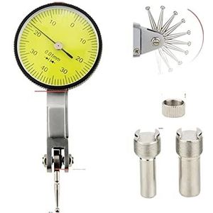 Wijzerplaatindicator, Meetklok Magnetische comparator Meetklok Magnetische standaard Basis Micrometer Meten Uurtype Indicator Meetinstrumenten(0.8mm Dial Indicator)