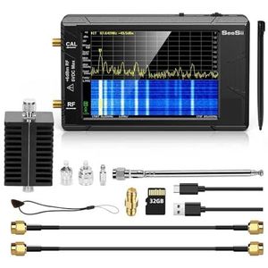 Spectrumanalysator, Ultra Spectrum Analyzer met 25 W verzwakker 4"" TFT-scherm 100 kHz tot 5,3 GHz met 32 ​​GB kaartversie V0.4.5.1